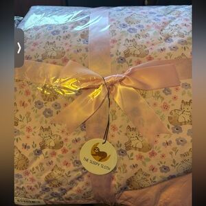 SOLD The Sleepy Sloth Floral Cat Blanket not sold online limited edition